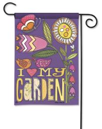 Love My Garden Decorative Seasonal Garden Flag