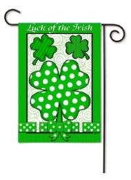 Decorative Garden or House Flag - Luck of the Irish (Flag size: 12.5" x 18")