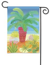 Pretty Palm Decorative Outdoor Garden or House Flag (Flag size: 12.5" x 18")