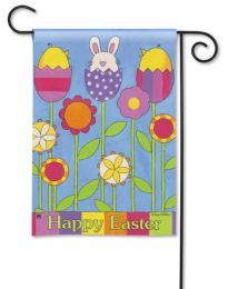 Easter Garden Spring Holiday Decorative Flag & Mat Set (Select Flag or Doormat: 12.5" x 18")