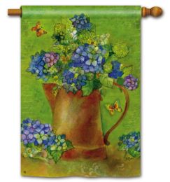 Pitcher Perfect Spring Floral Seasonal Garden or House Flag (Flag size: 28" x 40")