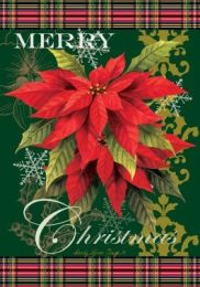 Christmas Poinsettias Holiday Seasonal Winter Flags