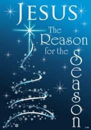 The Reason for the Season Jesus Holiday Seasonal Flags