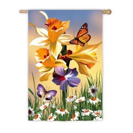 Daffodil Delight Spring Flowers Seasonal Garden Flag