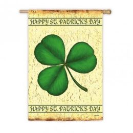 Outdoor Decorative Garden Flag - Green Shamrock