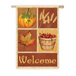 Signs of the Season Welcome Fall Seasonal Garden Flag