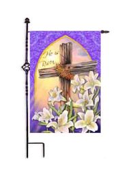 Old Rugged Cross Easter Spring Holiday Outdoor Garden Flag