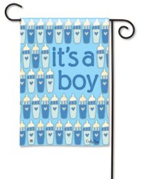 It's a Boy Garden Flag - 12.5 x 18