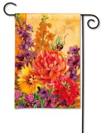 Fall Floral Sesonal Outdoor BreezeArt SolarSilk Garden Flag