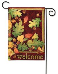 Leaves Falling Seasonal Outdoor SolarSilk Garden Flag