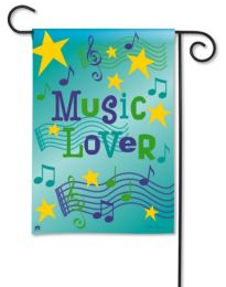 Music Lover BreezeArt SolarSilk Outdoor Decor Garden Flag