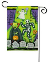 Monster Mash Fall Halloween Seasonal Outdoor Garden Flag