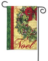 Noel Winter Christmas Holiday Seasonal SolarSilk Garden Flag