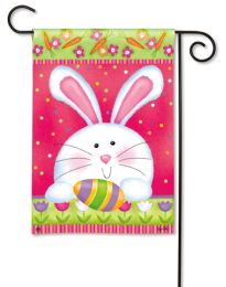 Hippity Hop Easter Bunny - Spring Holiday Garden Flag