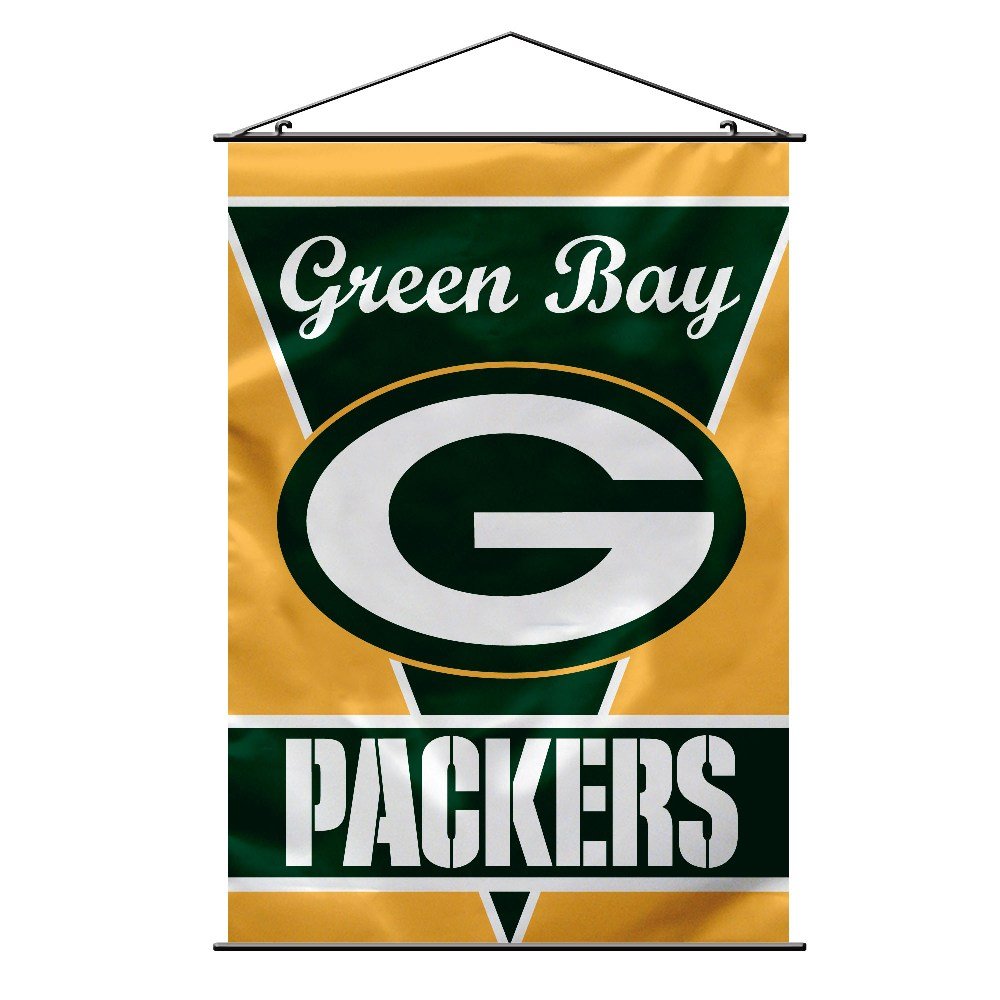 Green Bay Packers Wall Banner NFL Team Logo Green &amp; Gold