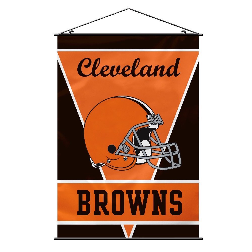 Cleveland Browns Wall Banner NFL Team Logo Orange & Brown