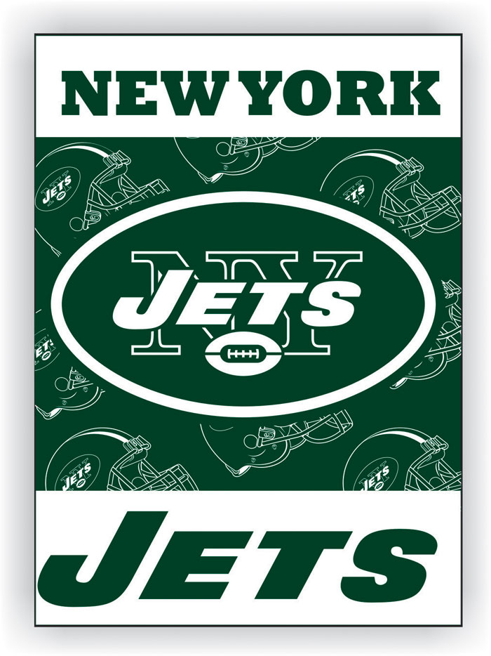 New York Jets 2-Sided 28 X 40 House Banner Team Logo NFL