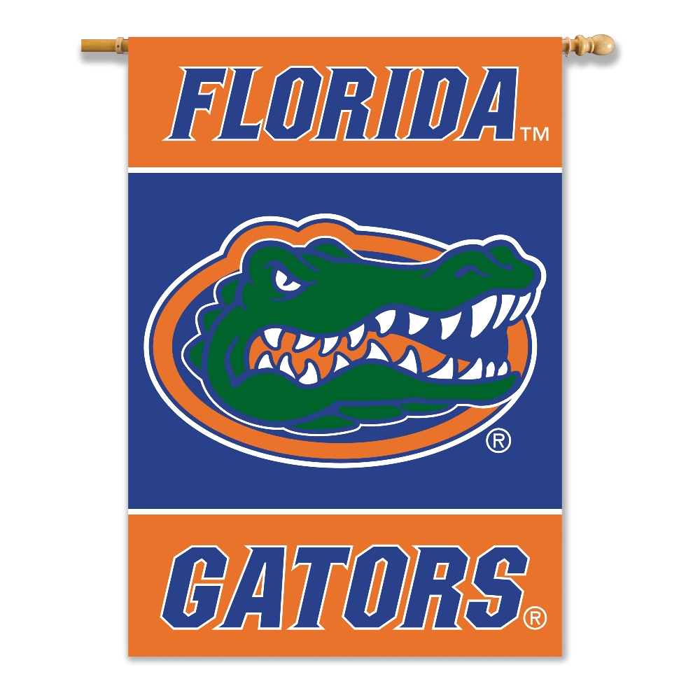 Florida Gators College Logo 2Sided 28" X 40" Banner w/ Pole Sleeve