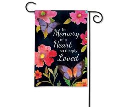 In Memory Garden Flag - 12.5 x 18