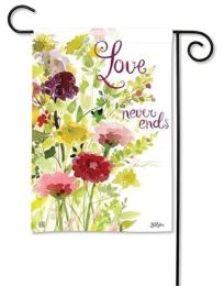 Love Never Ends Garden Flag - 12.5 x18