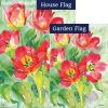 Red Tulips Spring Garden Flag - 12.5 x 18