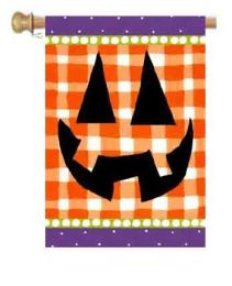 Outdoor Decorative Garden or House Flag - Gingham Jack (Flag size: 28" x 40")