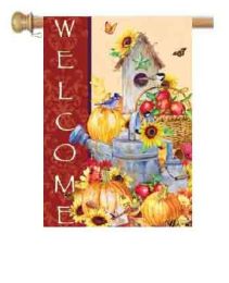 Decorative House & Garden Flag or Doormat - Fall Still Life (Select Flag or Doormat: 28" x 40")