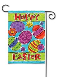 Outdoor Decorative Garden or House Flag - Easter Egg Toss (Flag size: 12.5" x 18")