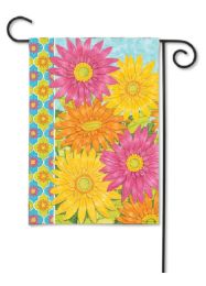 Outdoor Decorative Garden or House Flag - Vibrant Daisies (Flag size: 12.5" x 18")