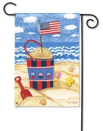 Shining Sea Patriotic Garden or House Flag & Doormat (Select Flag or Doormat: 12.5" x 18")