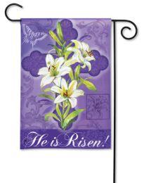 Easter Lily Spring Holiday Garden & House Flag (Flag size: 12.5" x 18")