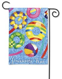 Summer Fun Decorative Garden and House Flag & Doormat (Select Flag or Doormat: 12.5" x 18")