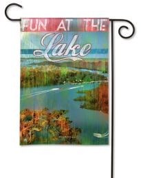 Lake View Decorative Outdoor Garden Flag & Doormat (Select Flag or Doormat: 12.5" x 18")