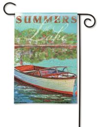 Vintage Runabout Decorative Outdoor Garden Flag & Doormat (Select Flag or Doormat: 12.5" x 18")