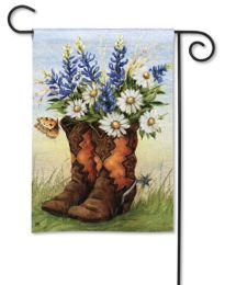 Boots 'n Bonnets Decorative Outdoor Garden Flag & Doormat (Select Flag or Doormat: 12.5" x 18")