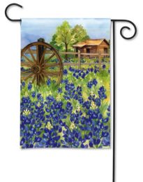 Bluebonnets Decorative Garden and House Flag & Doormat (Select Flag or Doormat: 12.5" x 18")