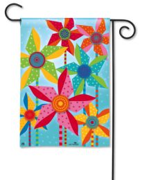 Pinwheels Outdoor Decorative Garden and House Flag & Doormat (Select Flag or Doormat: 12.5" x 18")