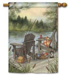 Lakeside Decorative Garden or House Flag & Doormat (Select Flag or Doormat: 28" x 40")