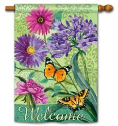 Meadow Garden Spring Seasonal Flag & Mat Collection (Select Flag or Doormat: 28" x 40")