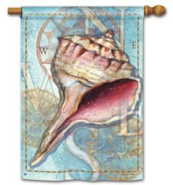 Ocean Treasure Decorative Outdoor Garden or House Flag (Flag size: 28" x 40")