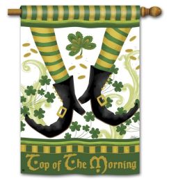 Outdoor Decorative Garden or House Flag - Irish Jig (Flag size: 28" x 40")